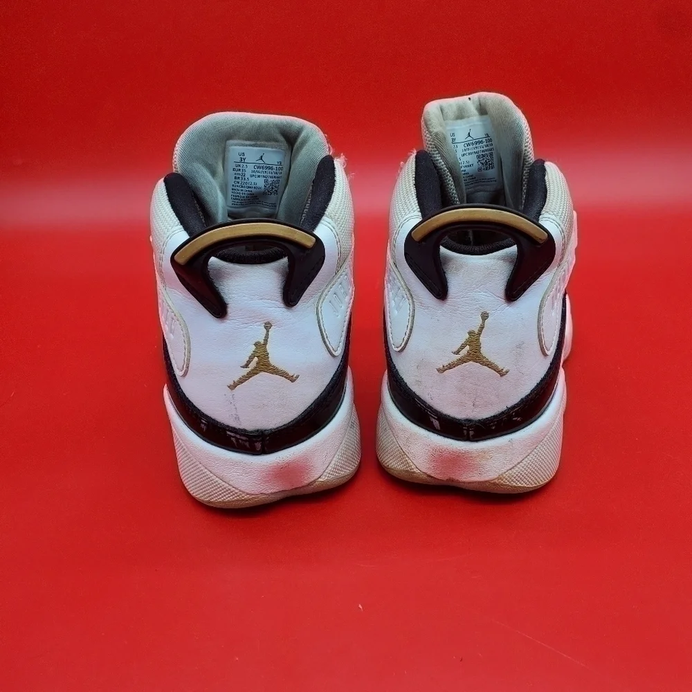 Nike Air Jordan 6 Rings Defining Moments Sneakers Size 3 Youth Shoes